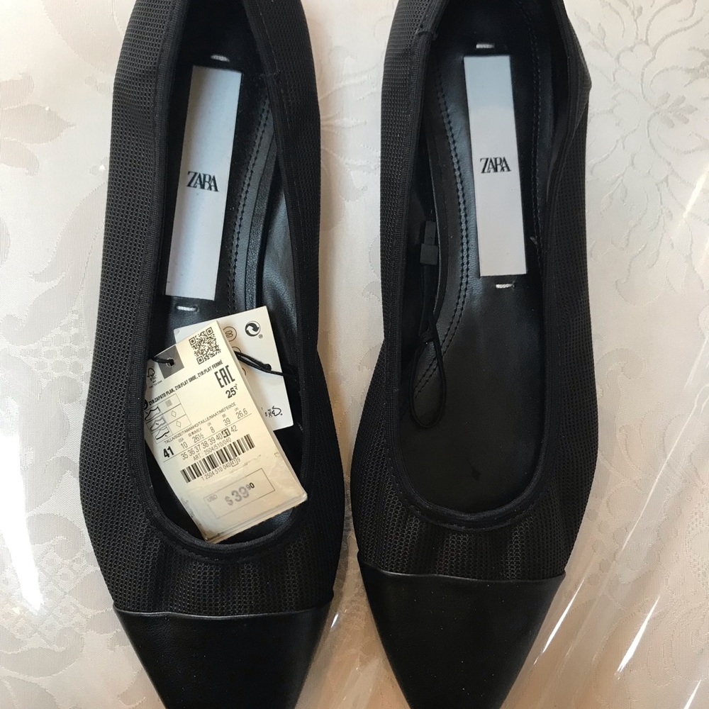 COPY - ZARA Women’s size 41 (US 10) black flats